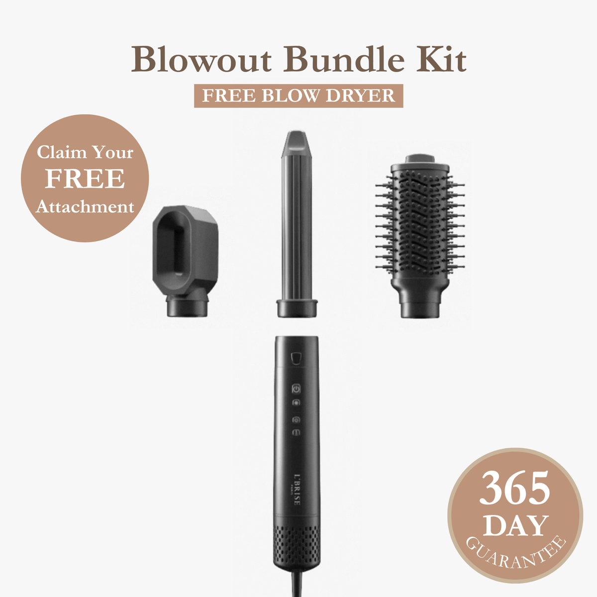 L'Brise Paris Multi-Styler | Blowout Bundle + FREE Blow Dryer Attachment