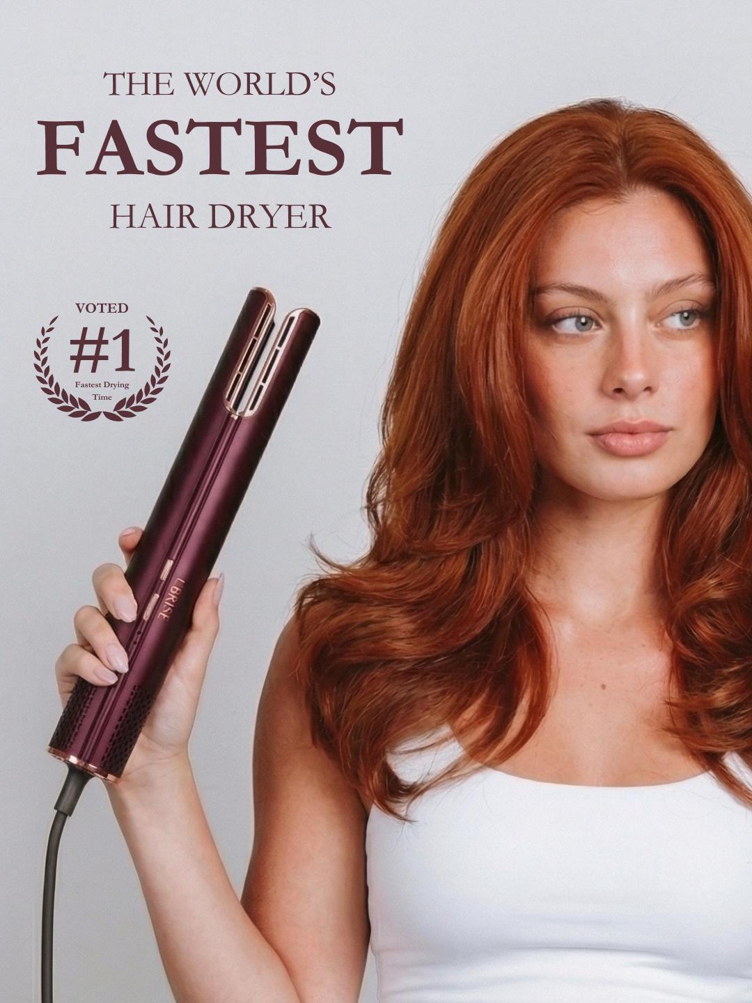 LB HyperDRY™ Professional Hair Dryer (Luxury Aluminum Build / Crimson Red)